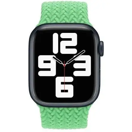 Ремінець CasePro Braided Solo Loop Bright Green Size M для Apple Watch 42mm/41mm/40mm/38mm - фото 2