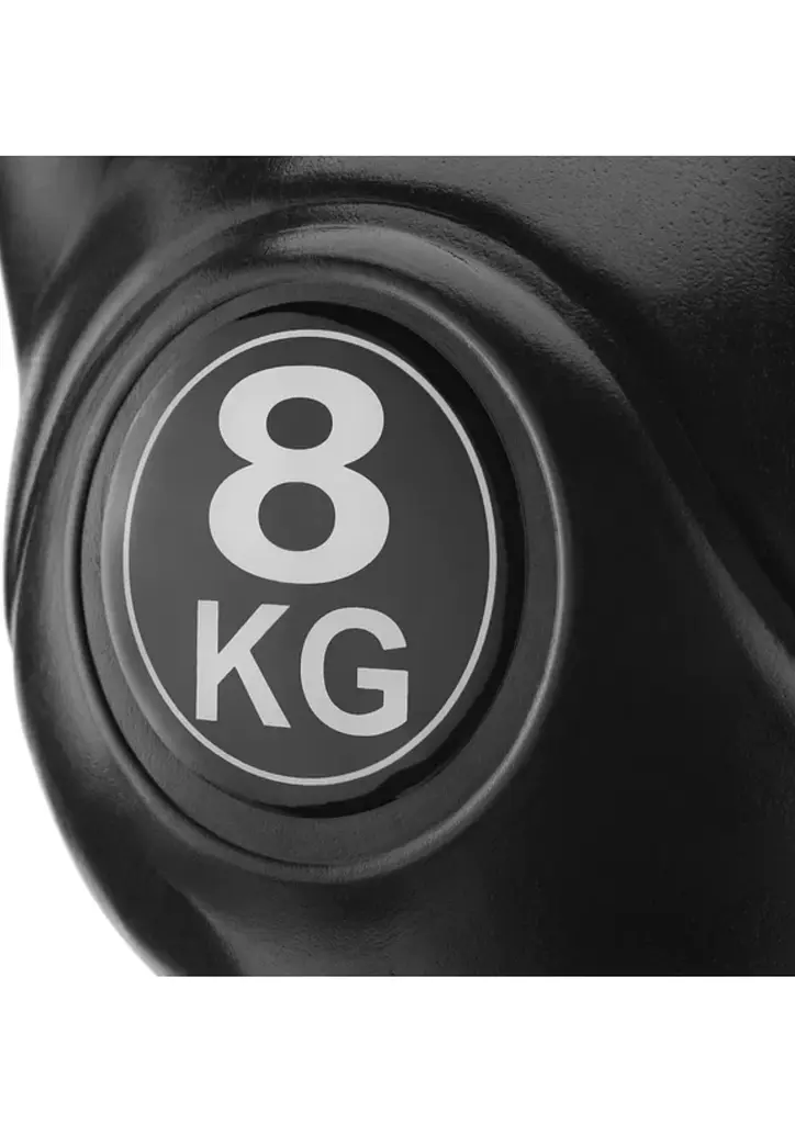 Гиря вінілова Gymtek 8кг чорний - фото 6