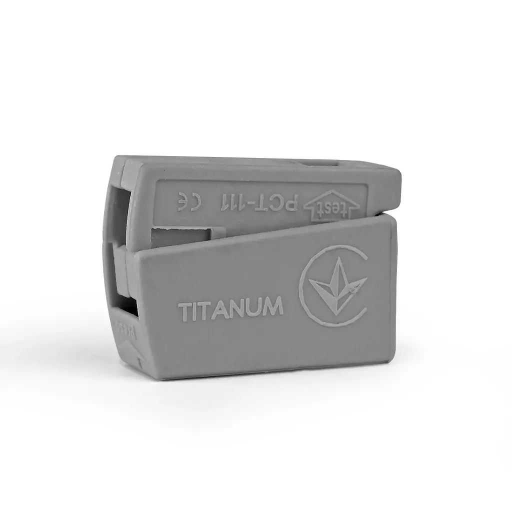 Клемник швидкого монтажу світильників 1п сірий PA (TF-KNG-L1) TITANUM TITANUM (29075-000) - фото 4