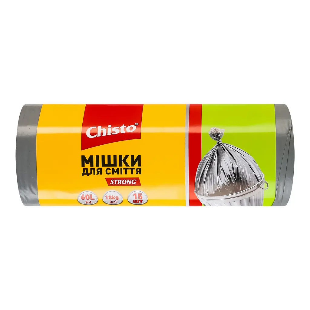 Мішки для сміття Chisto Strong, 60 л, 15 шт. - фото 2