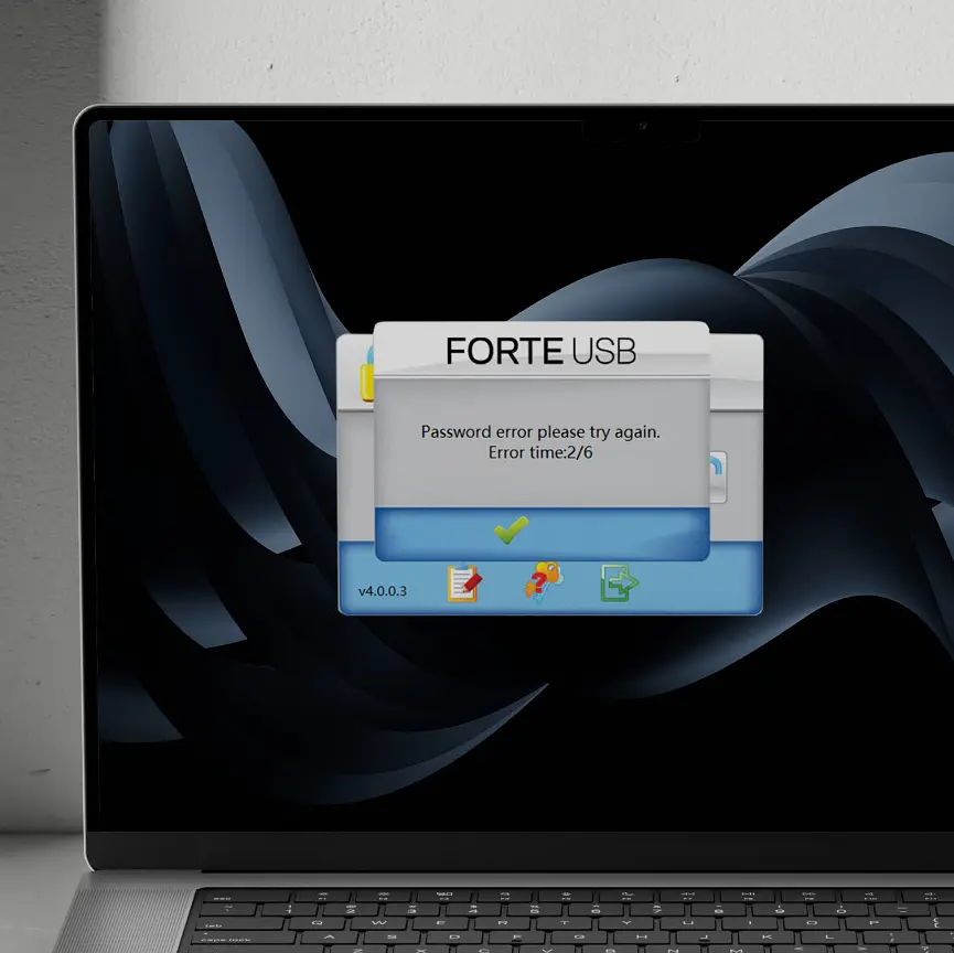 Флеш накопичувач SecuX Forte USB 128GB з шифруванням 1шт (B0D7H8V9X8) - фото 7