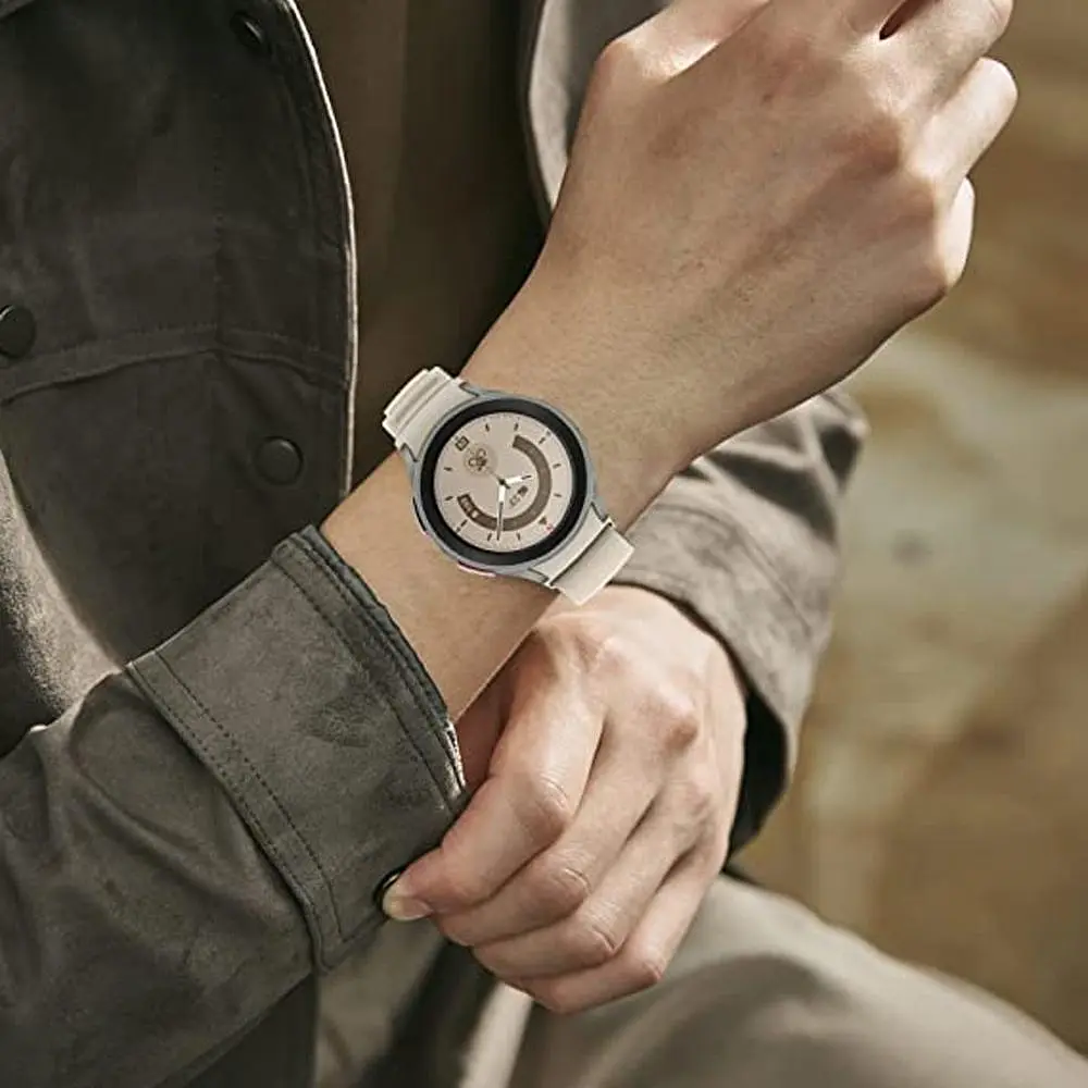 Ремінець нейлоновий BeWatch Alpine Loop Samsung Galaxy Watch 4 5 6 7 Молочний (14GW1209) - фото 6