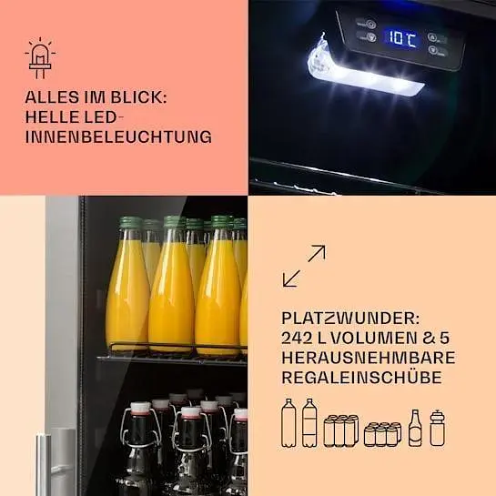 Холодильник для напитков Klarstein Beersafe 7XL (10033436) - фото 6