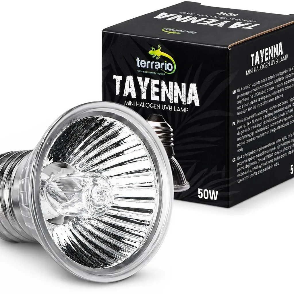 Лампа для тераріуму Terrario Tayenna 50W UVB 3.0 E27 для тропічних рептилій та амфібій - фото 8