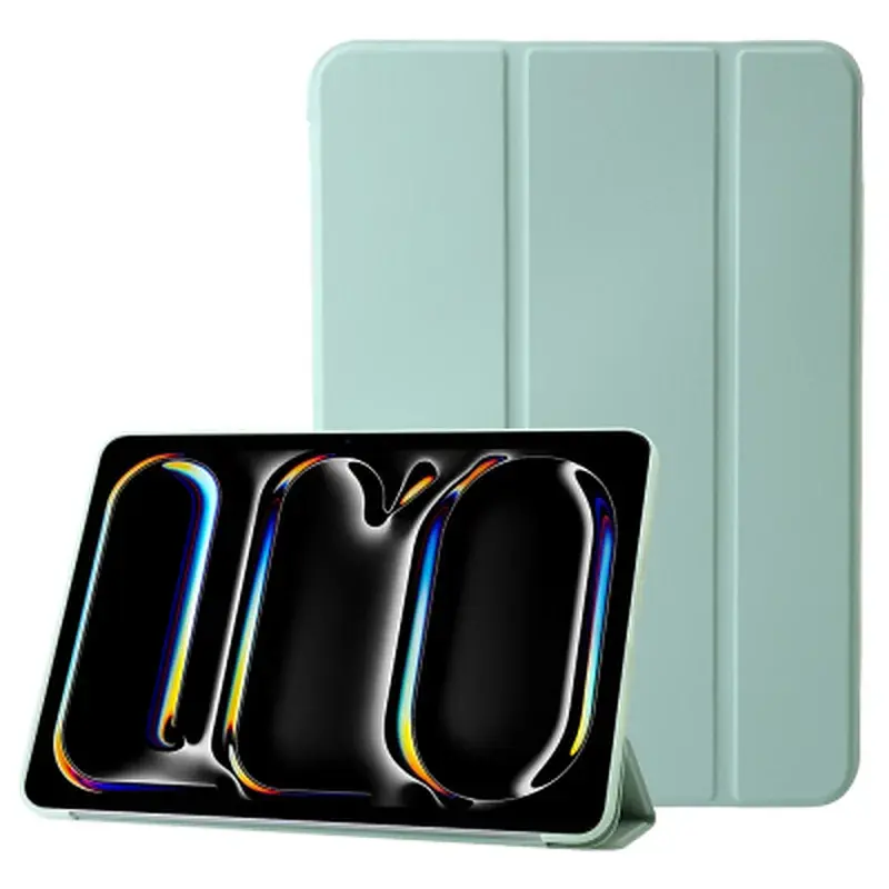 Чохол до планшета BeCover Tri Fold Soft TPU Silicone Apple iPad Pro 11" M5 2025 Light Green (715992) - фото 3