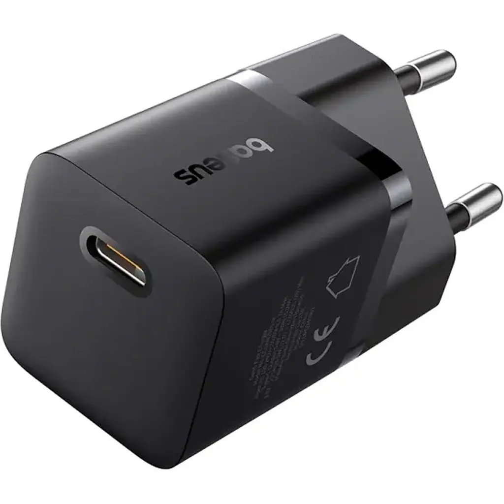 Мережевий зарядний пристрій Baseus GaN5 Mini Fast Charger Type-C 25W Black [P10110909113-00] [139985] - фото 2
