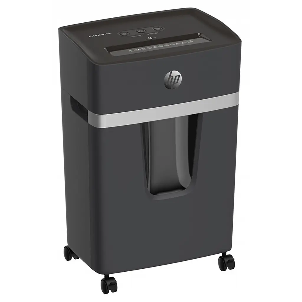 Знищувач документів HP Pro Shredder 10MC, A4, 80g х 10 листів, 2*15, 20 л., P-5 - фото 3