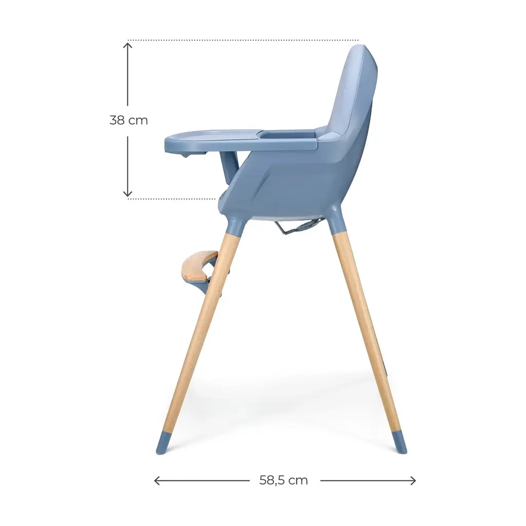 Стілець для годування Kinderkraft 2 в 1 Fini 2 Nordic Breeze (5902533929733) - фото 9