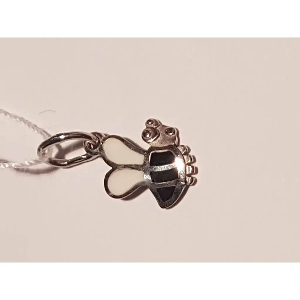 Срібна підвіска Tango Бджілка з емаллю. 130254а - фото 2