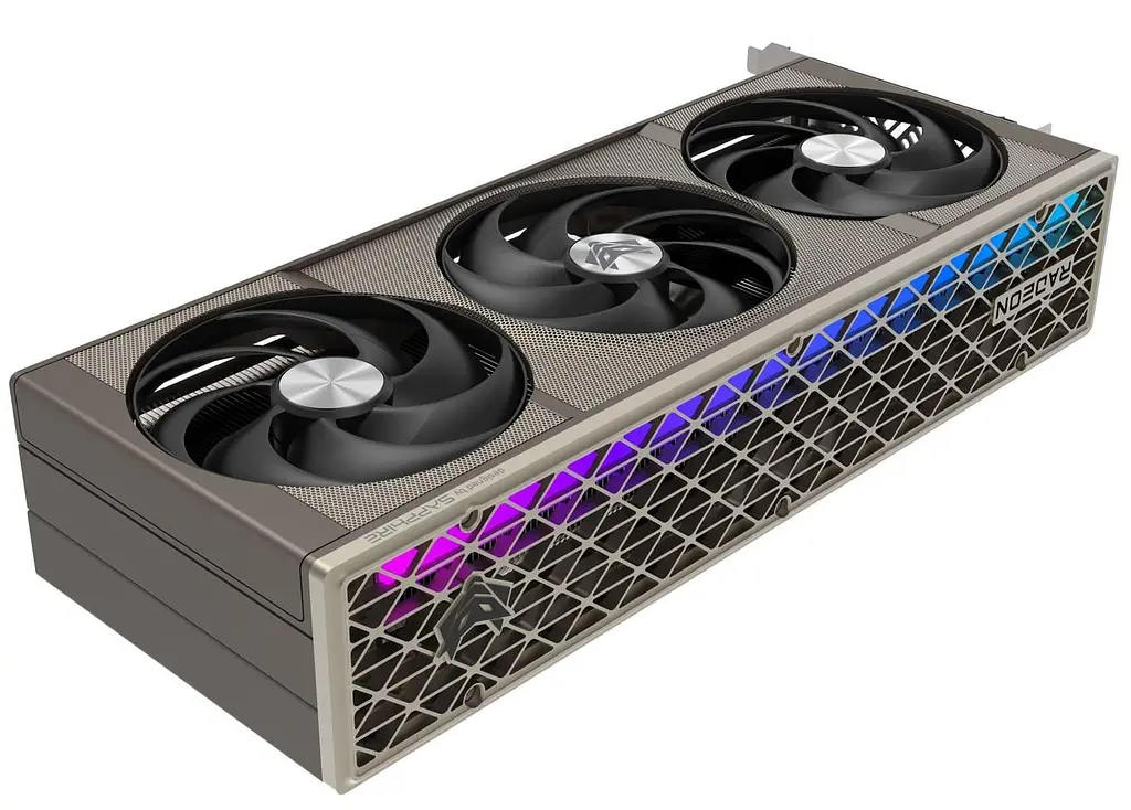 Видеокарта Sapphire AMD Radeon RX 9070 XT 16GB Nitro+ Gaming OC (11348-01-20G) (GDDR6, 256 bit, PCI-E v5.0 x16) - фото 3