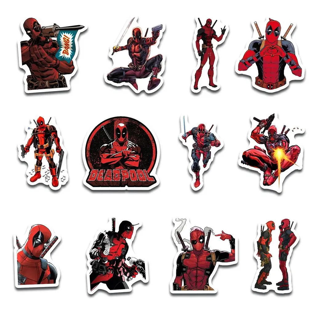 Стикерпак GeekLand Deadpool 45 штук (SP DP 01) - фото 5