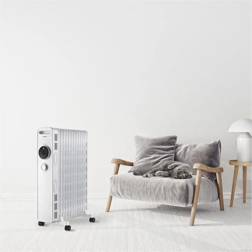 Масляний обігрівач Kumtel KUM-1240S White [119526] - фото 6
