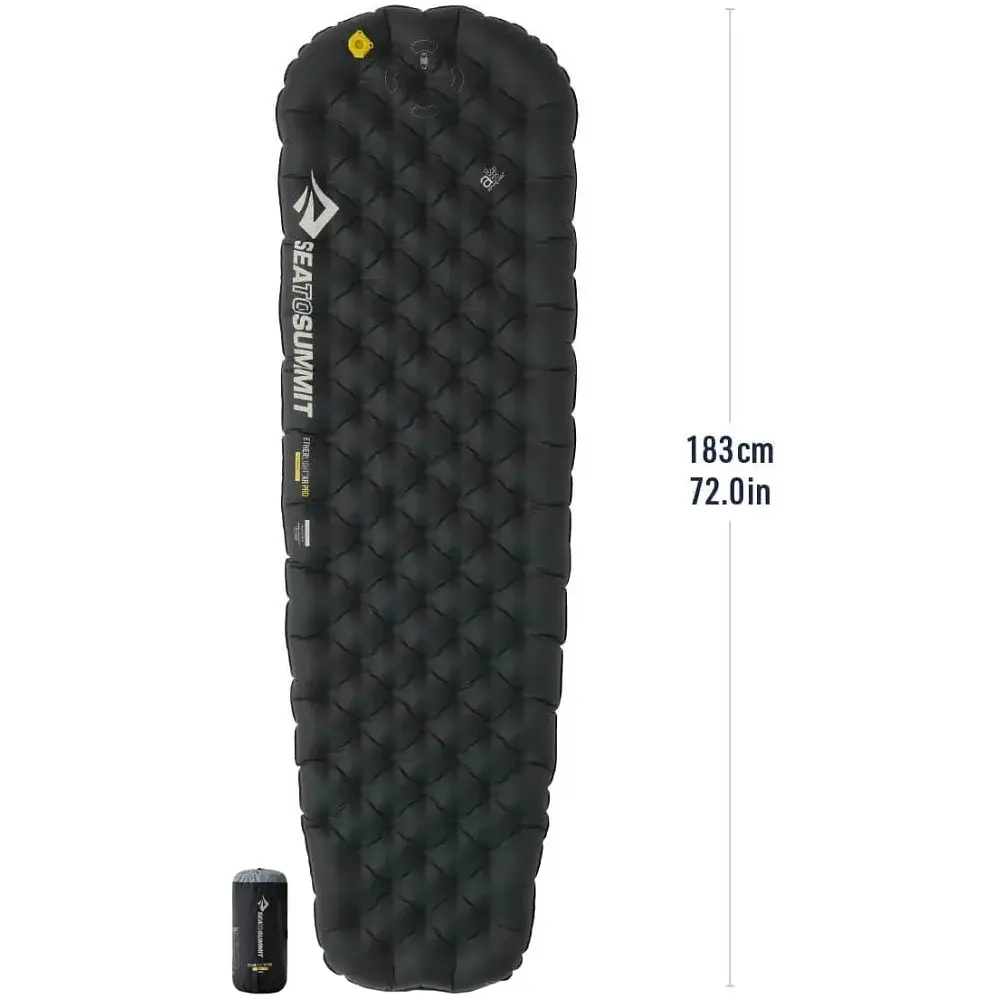 Килимок надувний Sea To Summit Ether Light XR Pro Insulated ASC Mat Regular Pirate Black - фото 3
