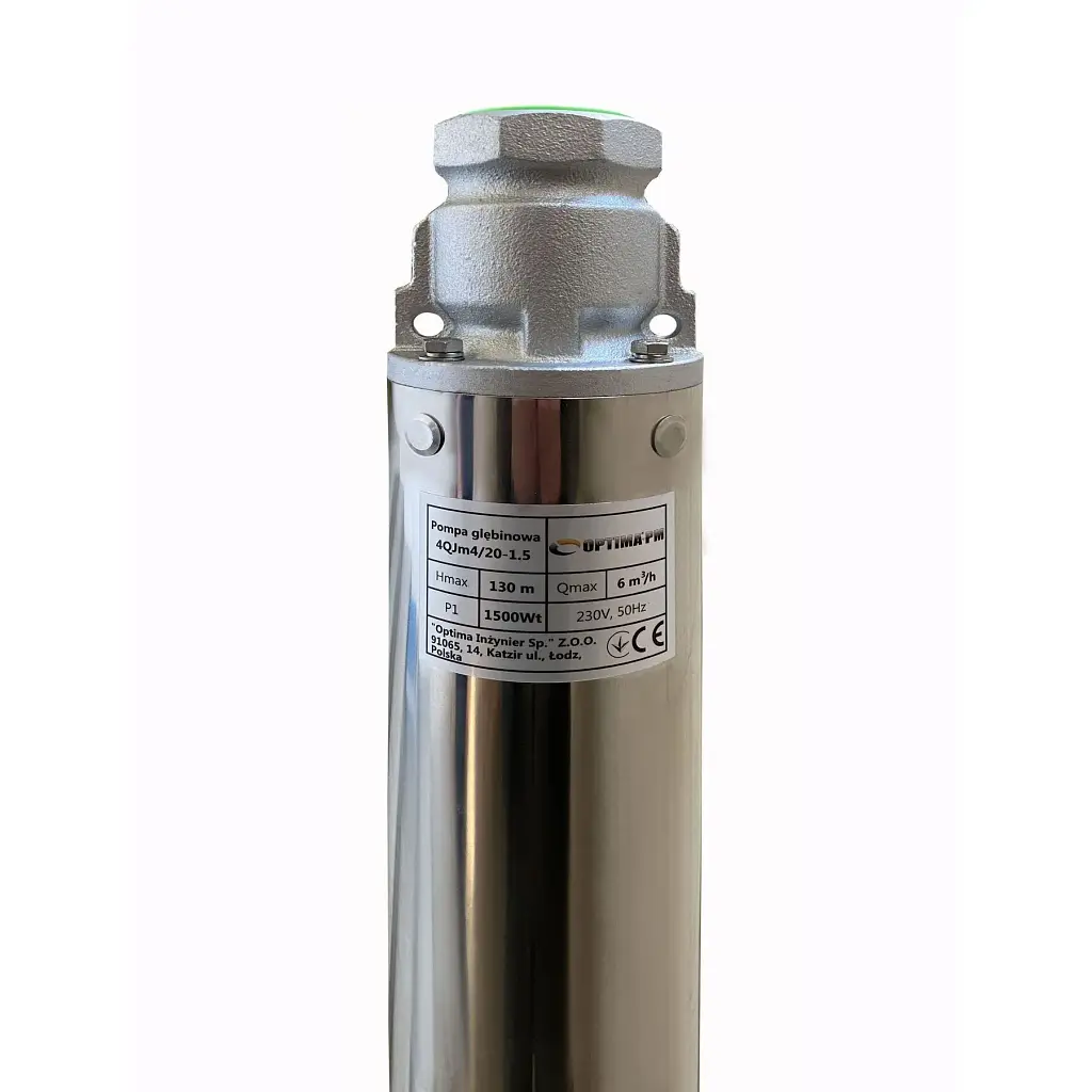 Насос скважинный Optima PM 4QJm4/20 1.5 кВт 150 м, кабель 1.5 м, с повышенной стойкостью к песку - фото 2