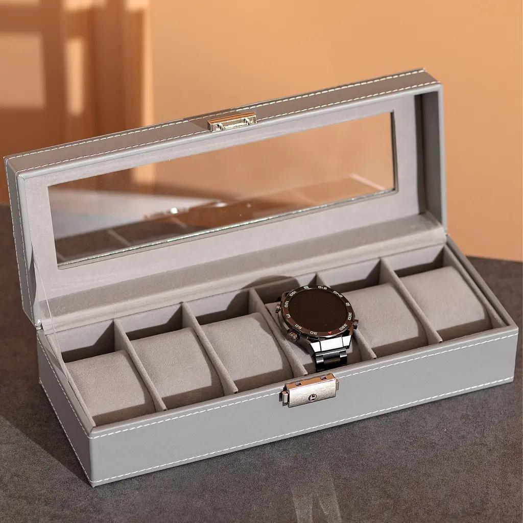 Скринька для зберігання годинників Yiwu з защіпкою 30x11x8 см HP-5-3 - фото 7