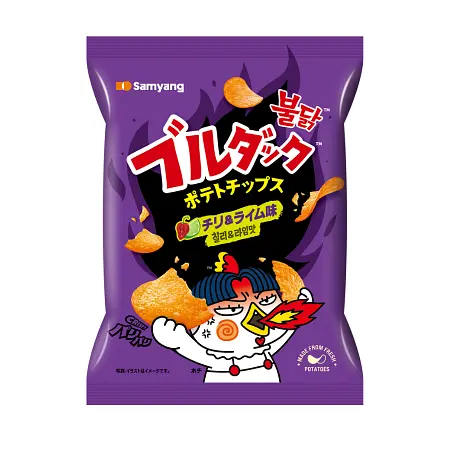 Чіпси Samyang Buldak Potato Chips Habanero Lime 55 г