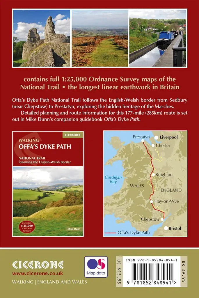 Offa's Dyke Map Booklet - Майк Данн - фото 2