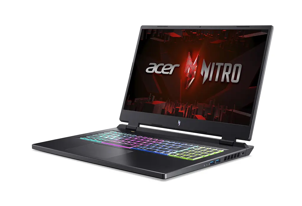 Ноутбук Acer Nitro 17 AN17-51 17.3' FHD IPS, Intel i5-13500H, 16GB, F512GB, NVD4050-6, Lin, чорний (NH.QK5EU.005) - фото 2