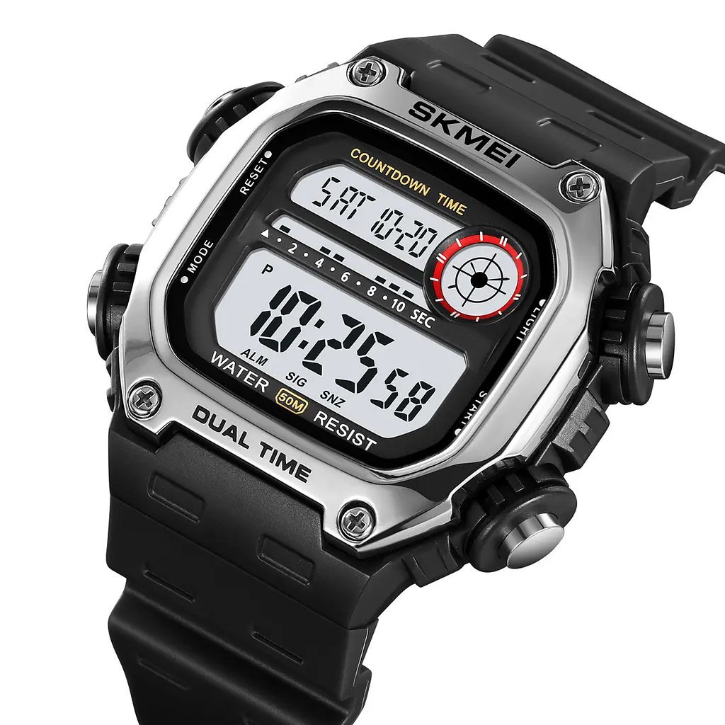 Наручний годинник чоловічий 2126SIBK Silver-Black Skmei acs0030249 - фото 3