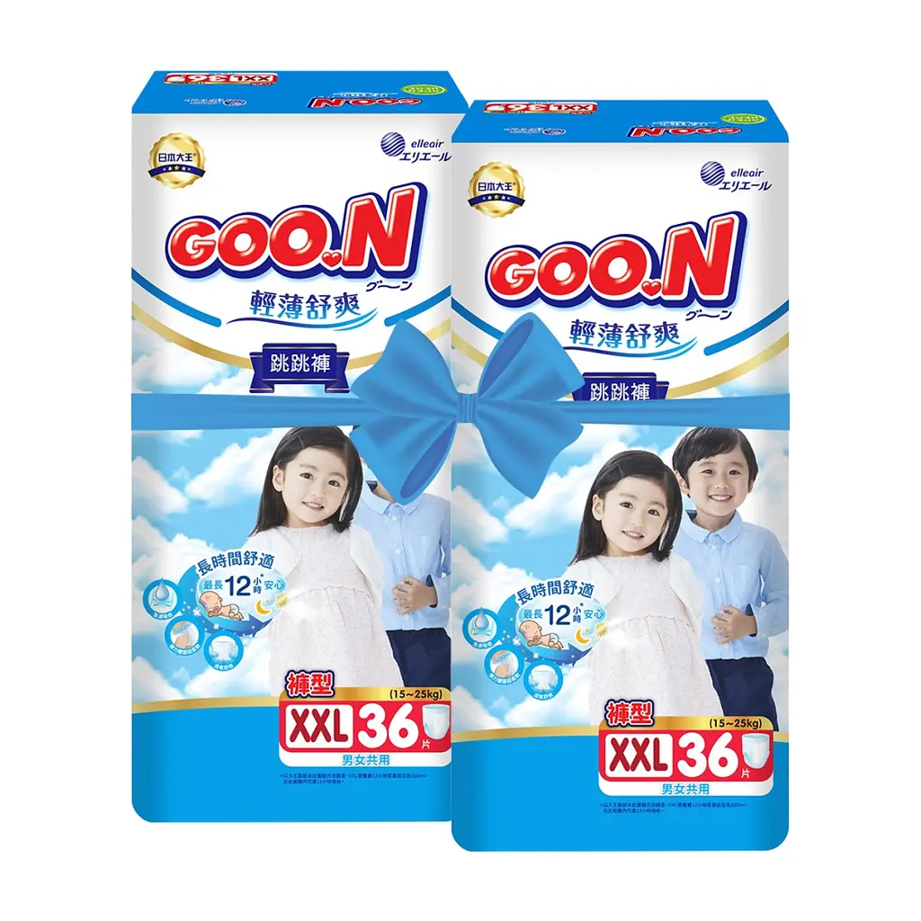 Підгузки GOO.N Slim & Comfortable Розмір 7 XXXL 18-30 кг 26 шт (21001095)