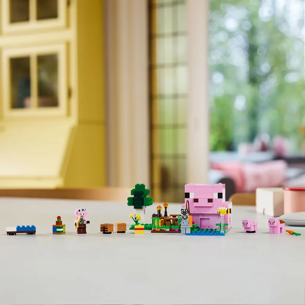 Конструктор LEGO Minecraft Дом для поросят 238 деталей (21268) - фото 4