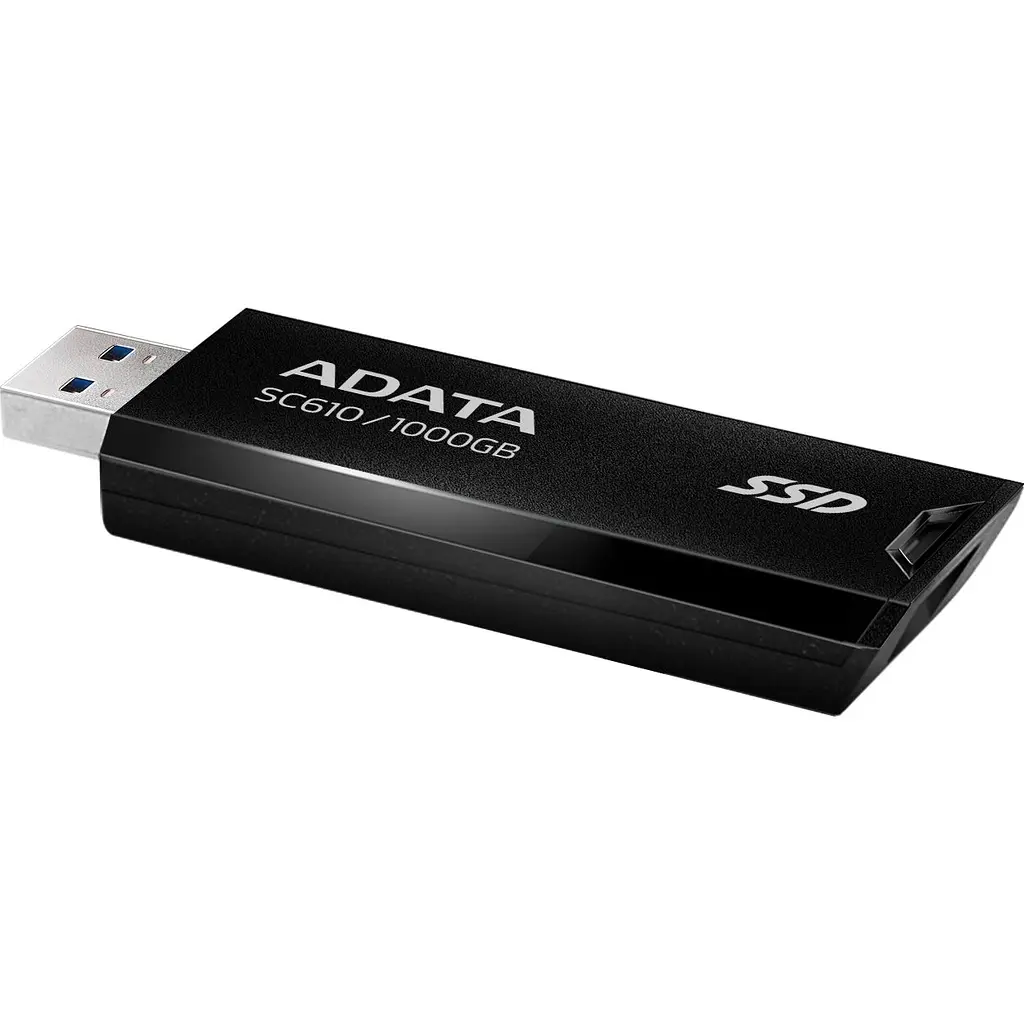 Зовнішній SSD накопичувач ADATA SC610 1TB Black (SC610-1000G-CBK/RD) [155352] - фото 4