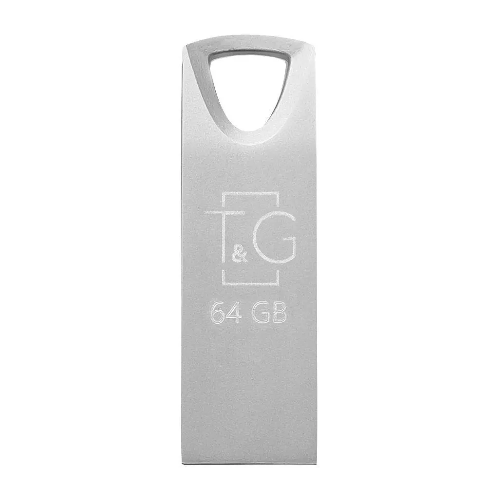 Флеш-накопичувач USB 64GB T&G 117 Metal Series Silver (TG117SL-64G) - фото 3