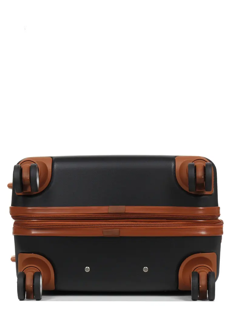 Валіза середня M ABS-пластик Worldline Airtex 629 67×45×27см 74л Чорна - фото 10