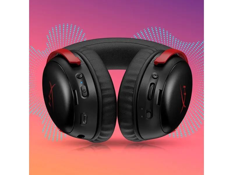 Навушники з мікрофоном HyperX Cloud III S Black Red (A59Z0AA) - фото 3