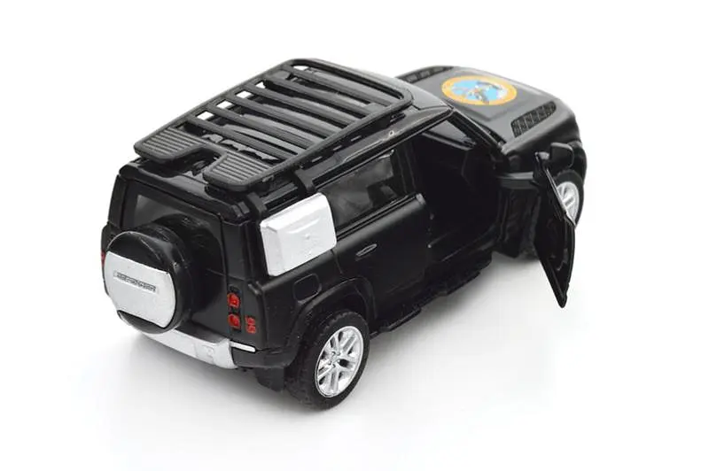 Іграшкова машинка позашляховик Land Rover Defender 110 Шеврони Героїв ГУР МО TechnoDrive - фото 4