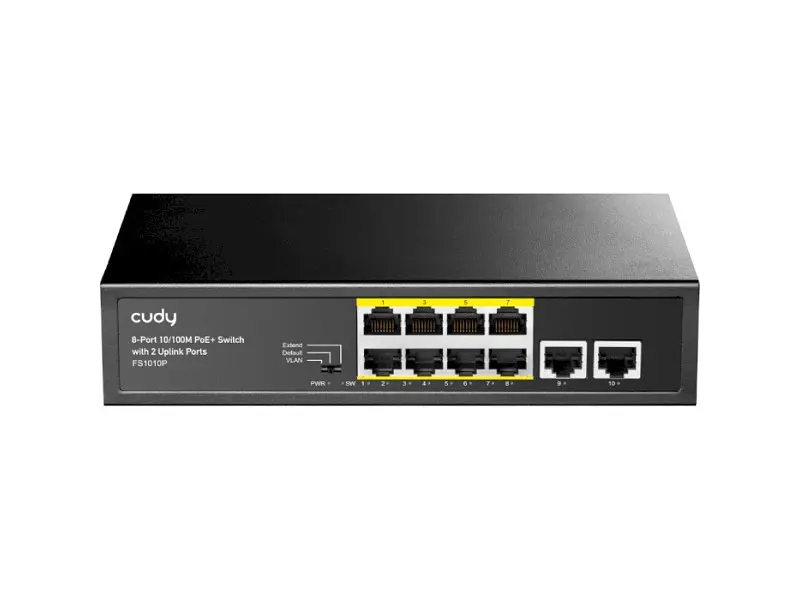 Комутатор CUDY FS1010P некерований - фото 2