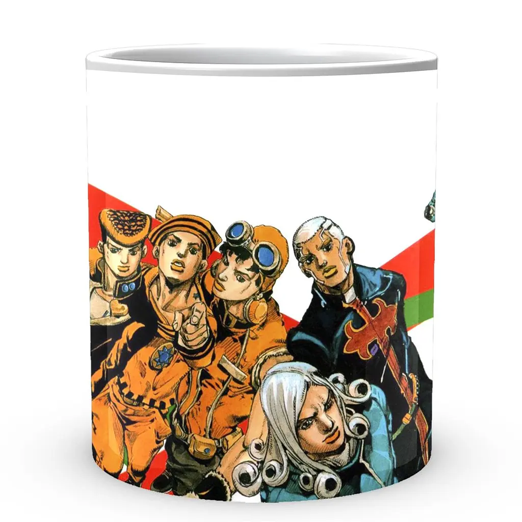 Кружка GeekLand Невероятные приключения ДжоДжо JoJo's Bizarre Adventure Герои и злодеи ДжоДжо JJ 02.417 330 мл белая - фото 2