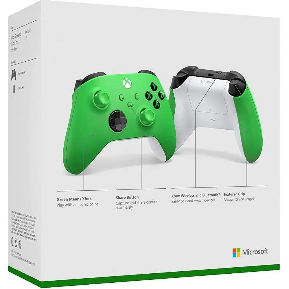Геймпад Microsoft Xbox Series X | S Wireless Controller Velocity Green (QAU-00091) - фото 9