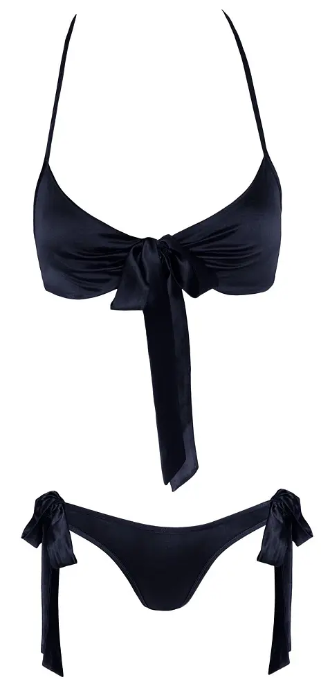 Комплект Cottelli Lingerie Bra and Briefs S/M чорний - фото 5