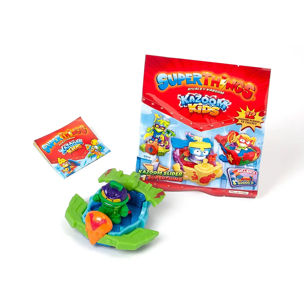 Игрушка сюрприз SuperThings Kazoom Kids игровой набор S1 Казум-Слайдер (PST8D812IN00) - фото 2