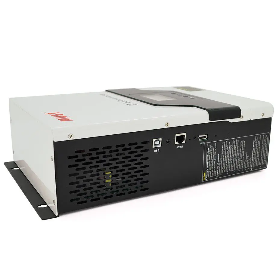 UPS ДБЖ гібридний інвертор MUST PV18-1012-VPM II, 1000W, 12 V, струм заряду 10/20A, MPPT (45А, 105 Vdc) - фото 3