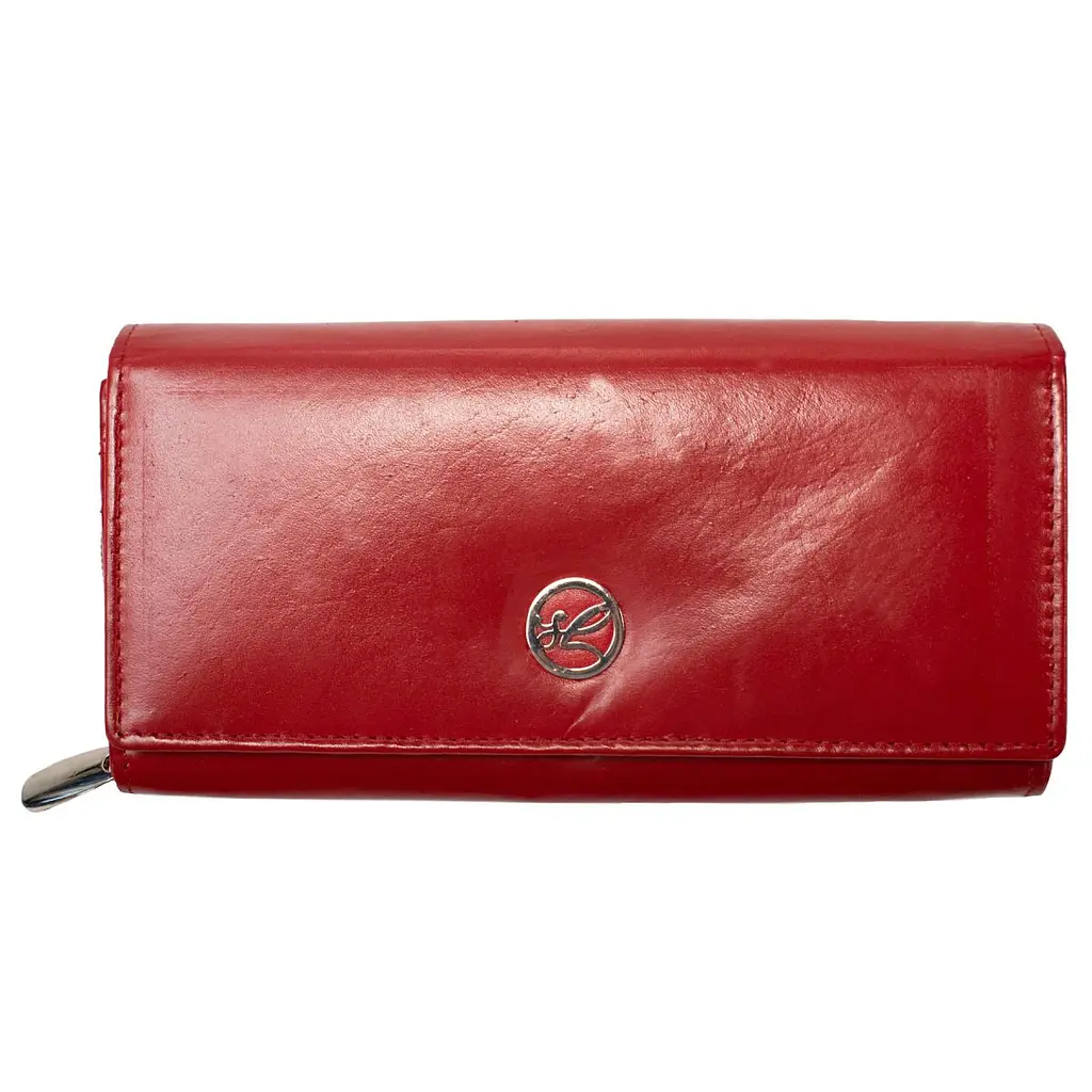 Гаманець жіночий шкіряний Semi Line RFID Red (P8273-2) - фото 4