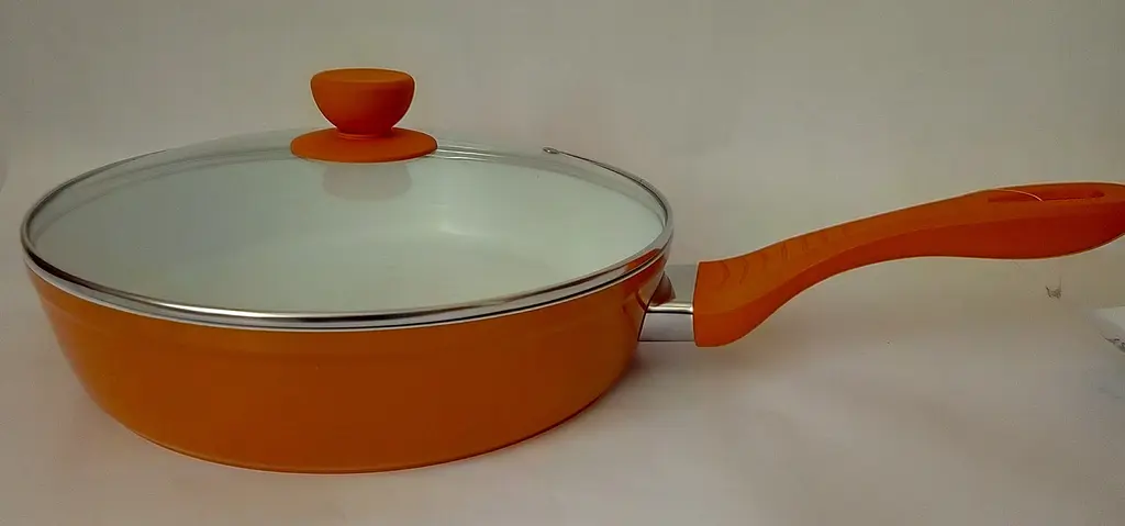 Сковорода глибока Vissner VS 7446-28 см orange - фото 3