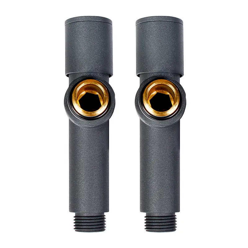 Комплект дизайн кранів Ideale Dante 1/2”x1/2” антрацит - фото 4