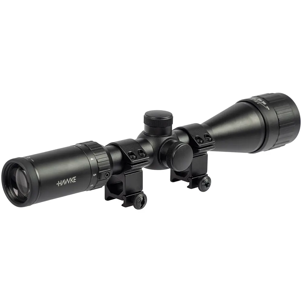 Приціл оптичний Hawke Fast Mount 3-9x40 AO сітка Mil Dot. Кільця на Weaver - фото 2