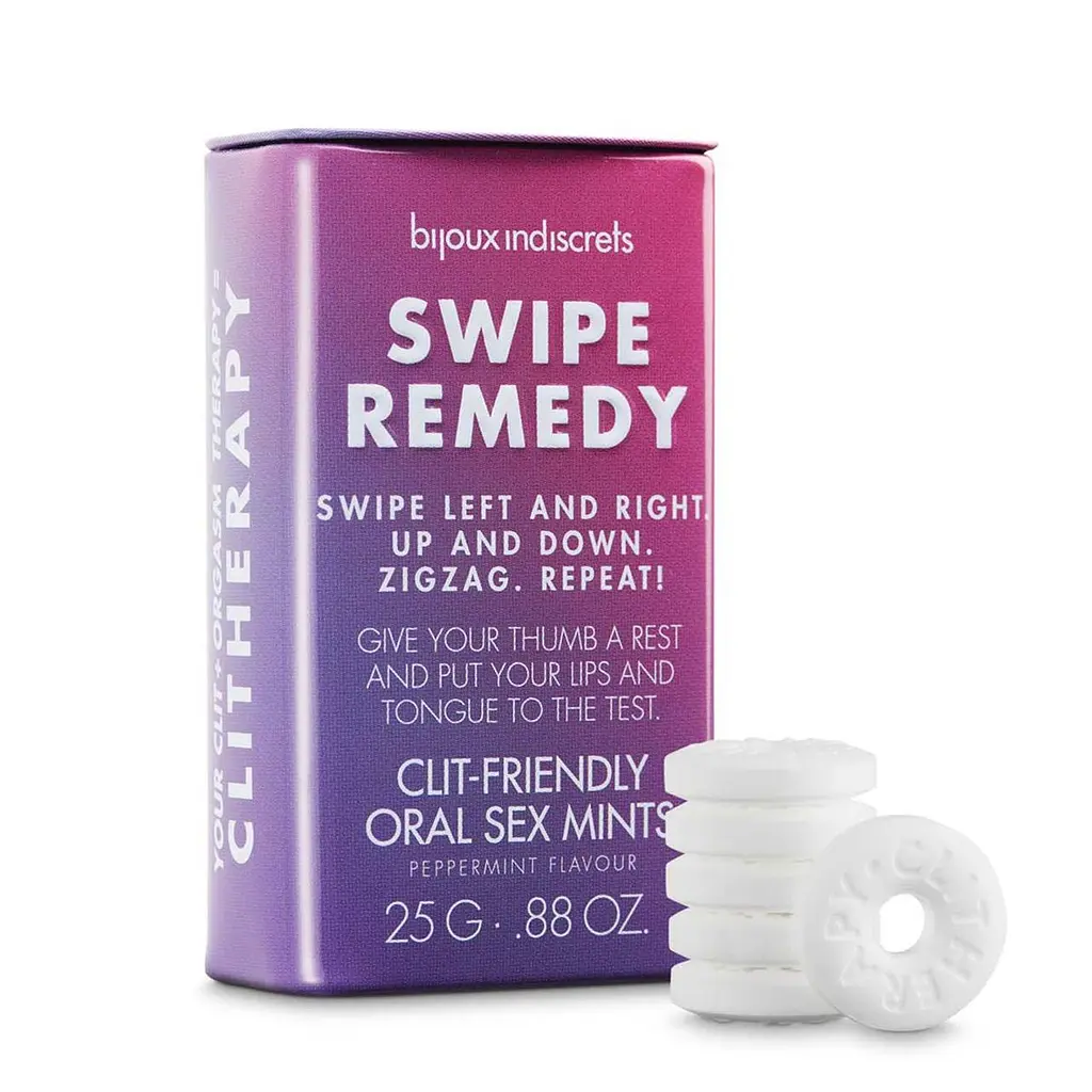 М'ятні цукерки Bijoux Indiscrets Swipe Remedyclitherapy oral sex mints без цукру - фото 3
