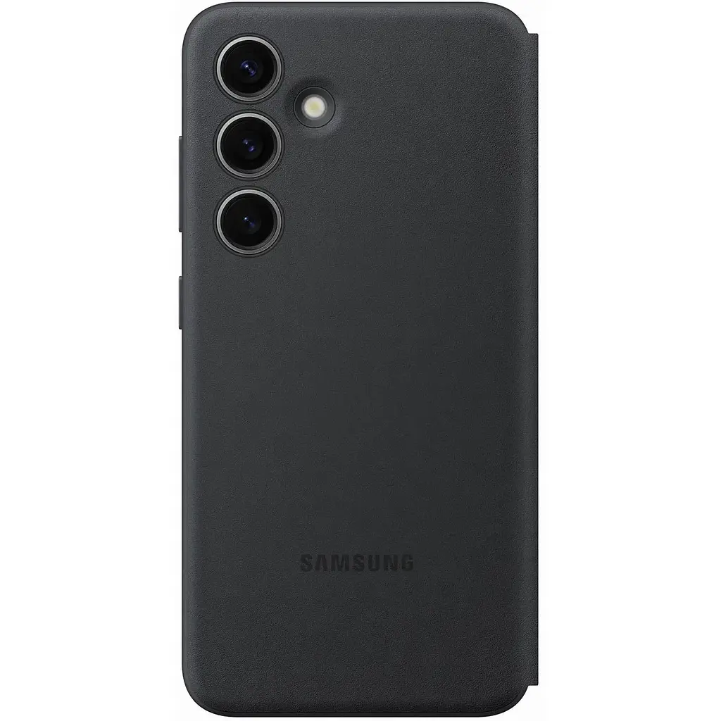 Оригинальный чехол-книжка Smart View Wallet Caseдля Galaxy S24 Plus Черный EF-ZS926CBEGWW - фото 3