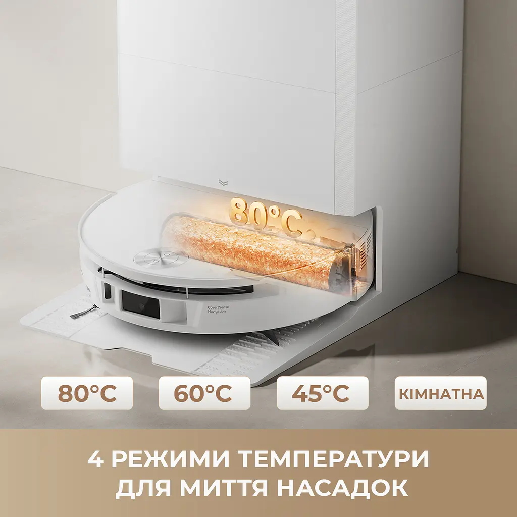 Робот пилосос миючий MOVA S70 Roller Black - фото 15
