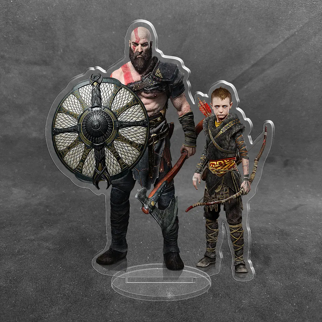 Акрилова колекційна фігурка God of War Бог Війни 15 см - фото 2