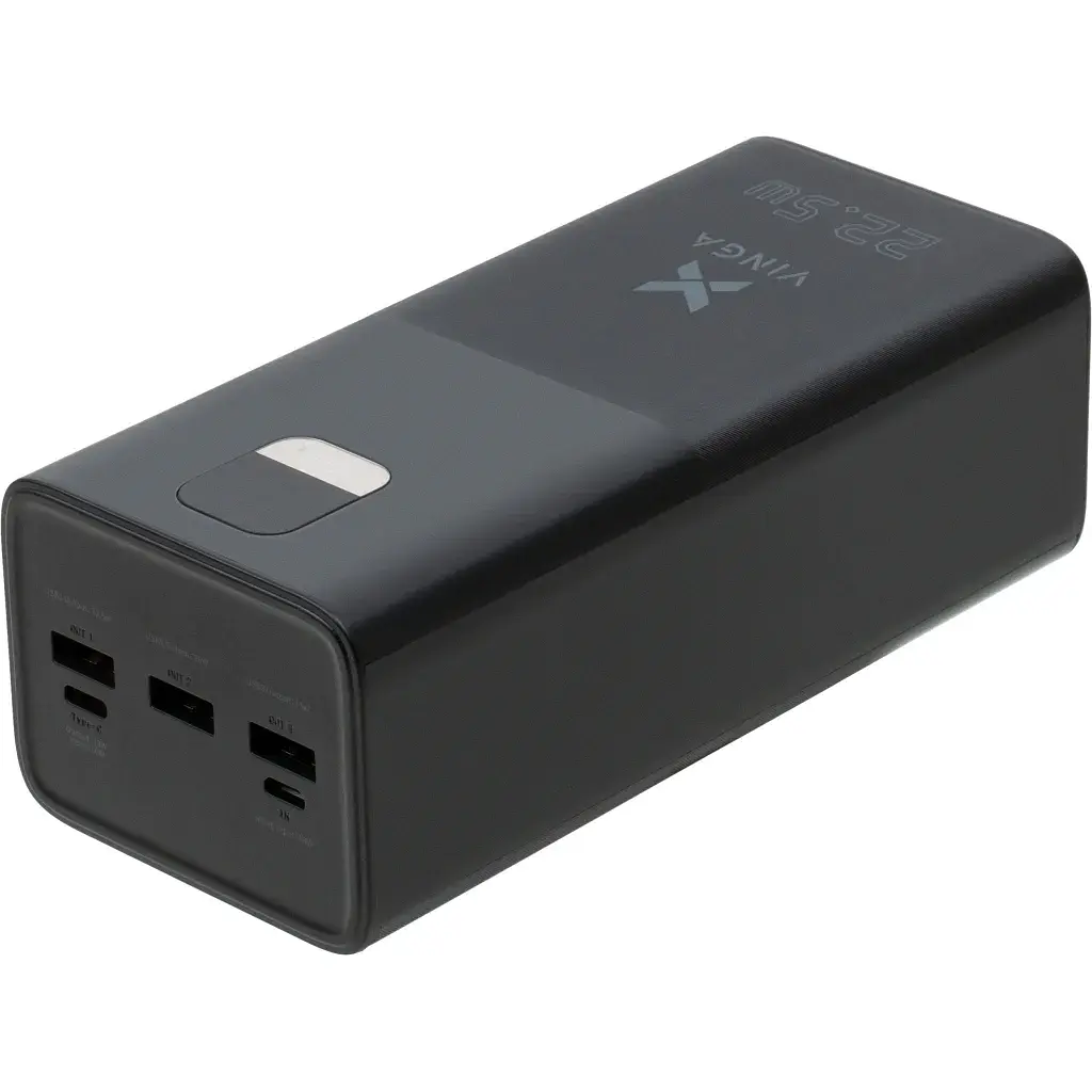 Батарея універсальна Vinga 40000 mAh 22.5W Display Black (VPBB4022) - фото 5