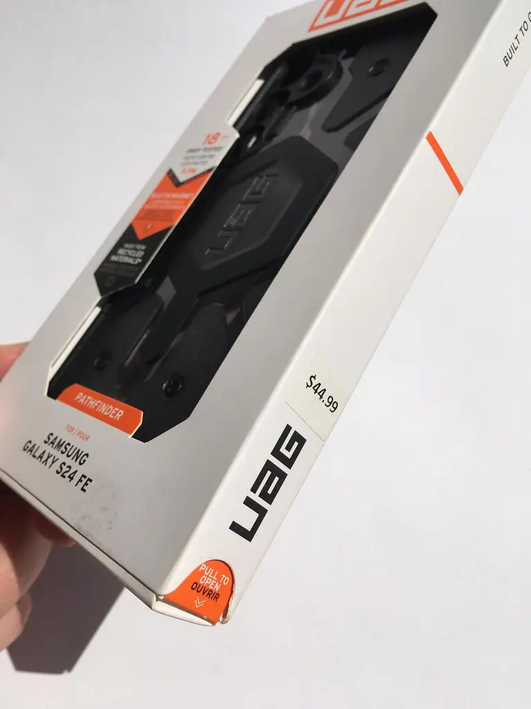 Оригінальний протиударний чохол для Samsung Galaxy S24 FE (S9721) UAG Pathfinder MagSafe Clear Ice 214456113131 - фото 3
