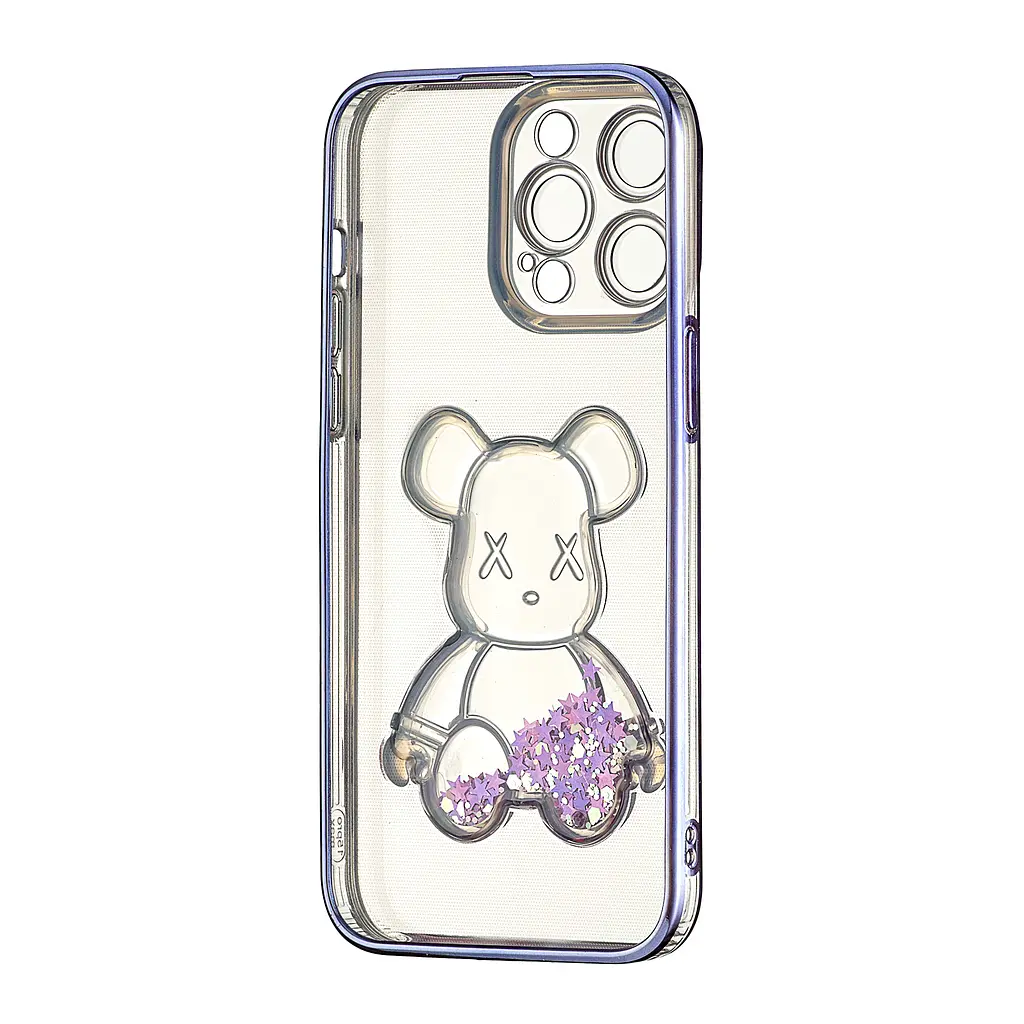 Чохол Shining Bear Case Protected Camera iPhone 15 Pro Max Purple - фото 3