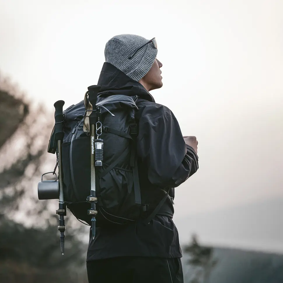 Рюкзак туристичний Naturehike CNK2300016, 30+5 л, чорний - фото 7