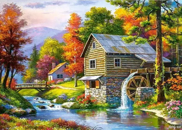 Пазл Castorland puzzle Старая мельница Саттера, 500 эл. (B-52691) - фото 2