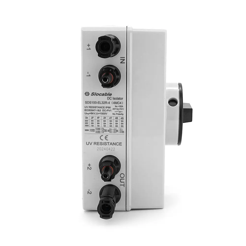 Ручний вимикач DC1000-GL 1000V 20A 1St IP66 Grey - фото 3